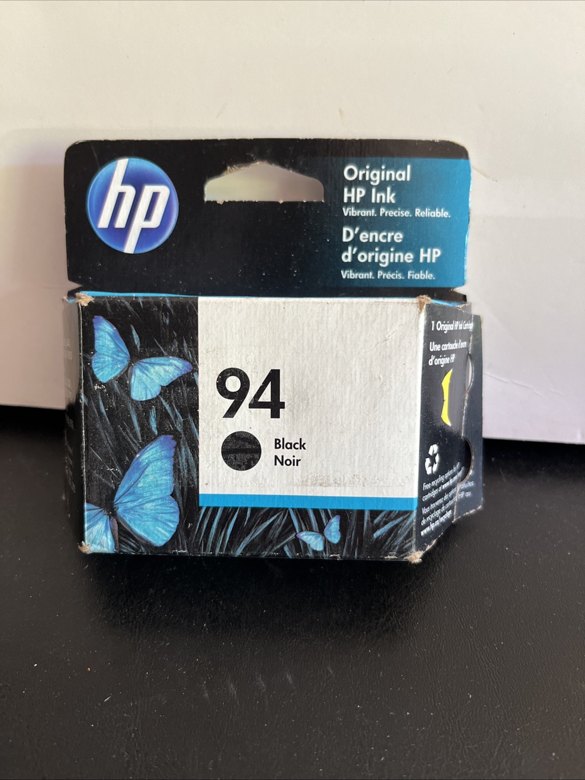 Brand New Genuine HP 94 BLACK Ink Cartridge Standard C8765WN Exp: 4-2024