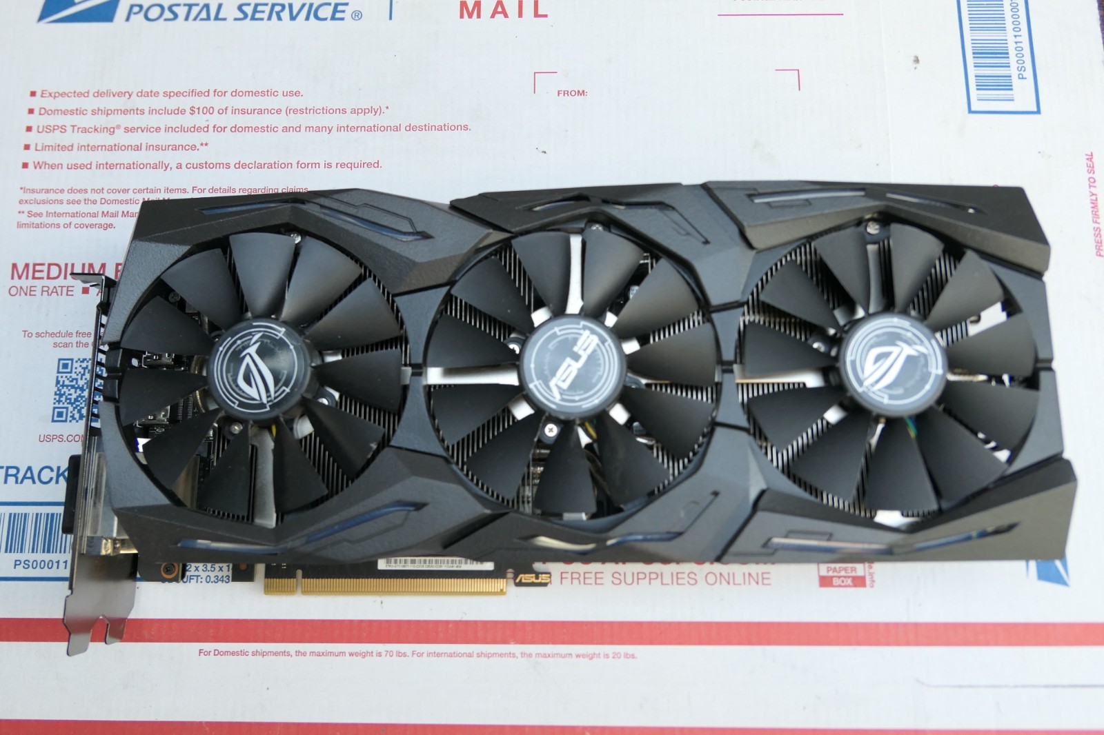 ASUS ROG STRIX NVIDIA GTX 1080 Ti PCIe 3.0 x16 Graphics Card