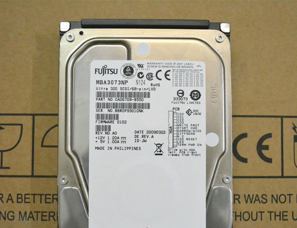 Fujitsu 147 GB,Internal,10025 RPM,3.5" (MAP3147NP) Hard Drive 