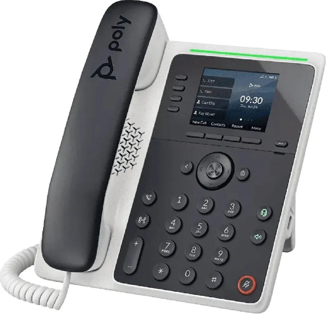 Poly / HP Edge E220 IP Desk Phone 82M87AA VoIP Open SIP 4-Line PoE New In Box