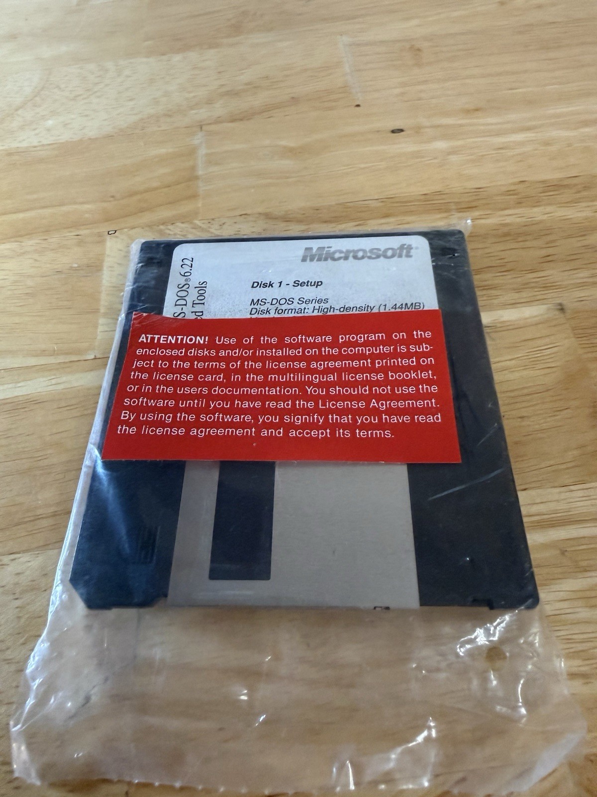 Microsoft MS DOS 6.22 Plus Enhanced Tools NEW 3 Floppy 3.25