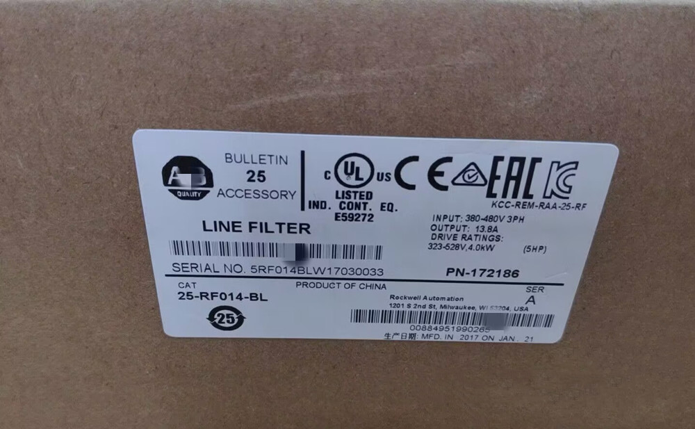 NEW Allen Bradley 1Pcs New 25-RF014-BL NEW IN BOX