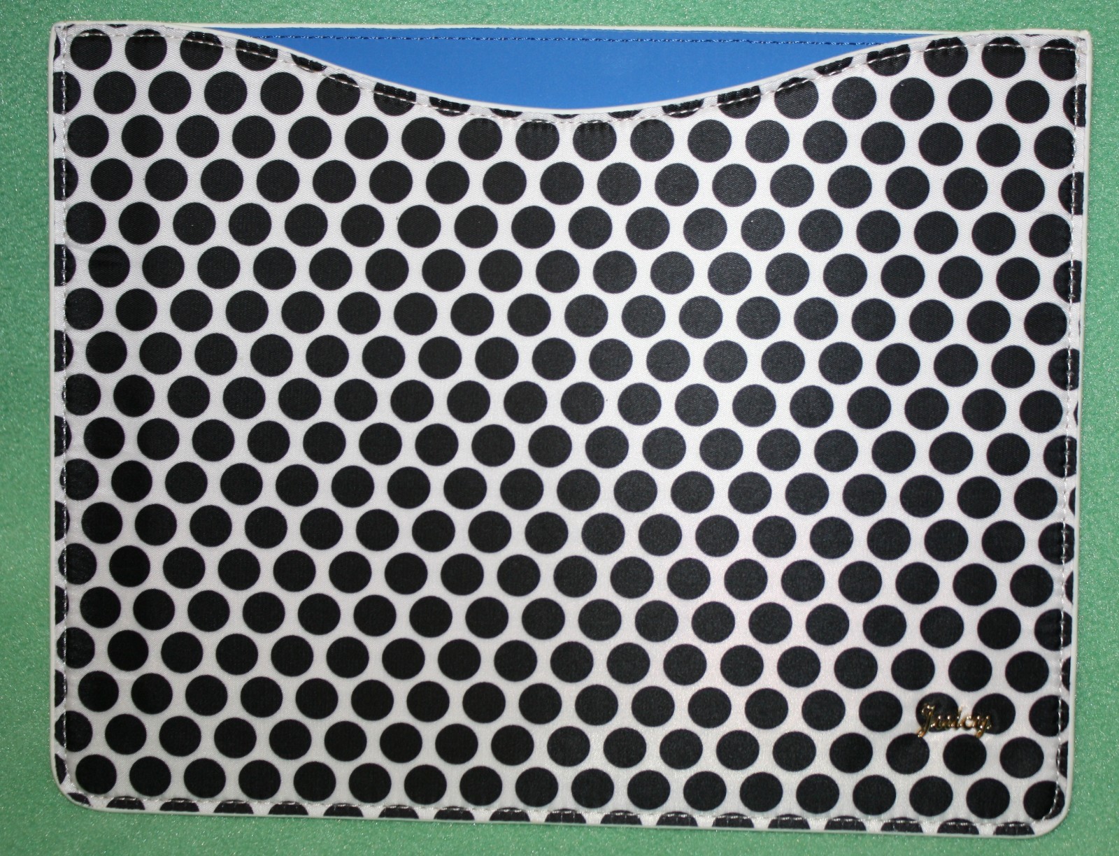 Juicy Couture IPad Sleeve NEW Black white dot Retail 48 Polka Dot no box