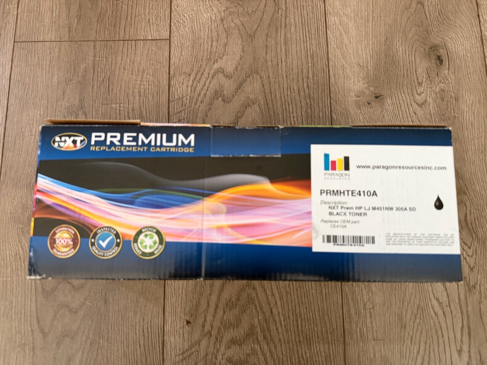 NXT Black Premium Replacement Non-OEM Cartridge  PRMHTE410A for CE410A New HP