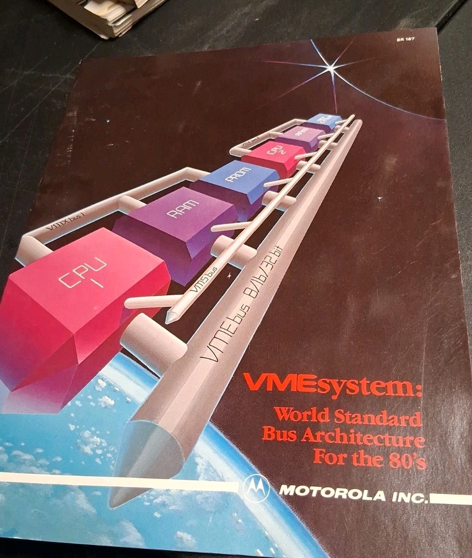 Vintage RARE 1984 MOTOROLA VME SYSTEMS BROCHURE 