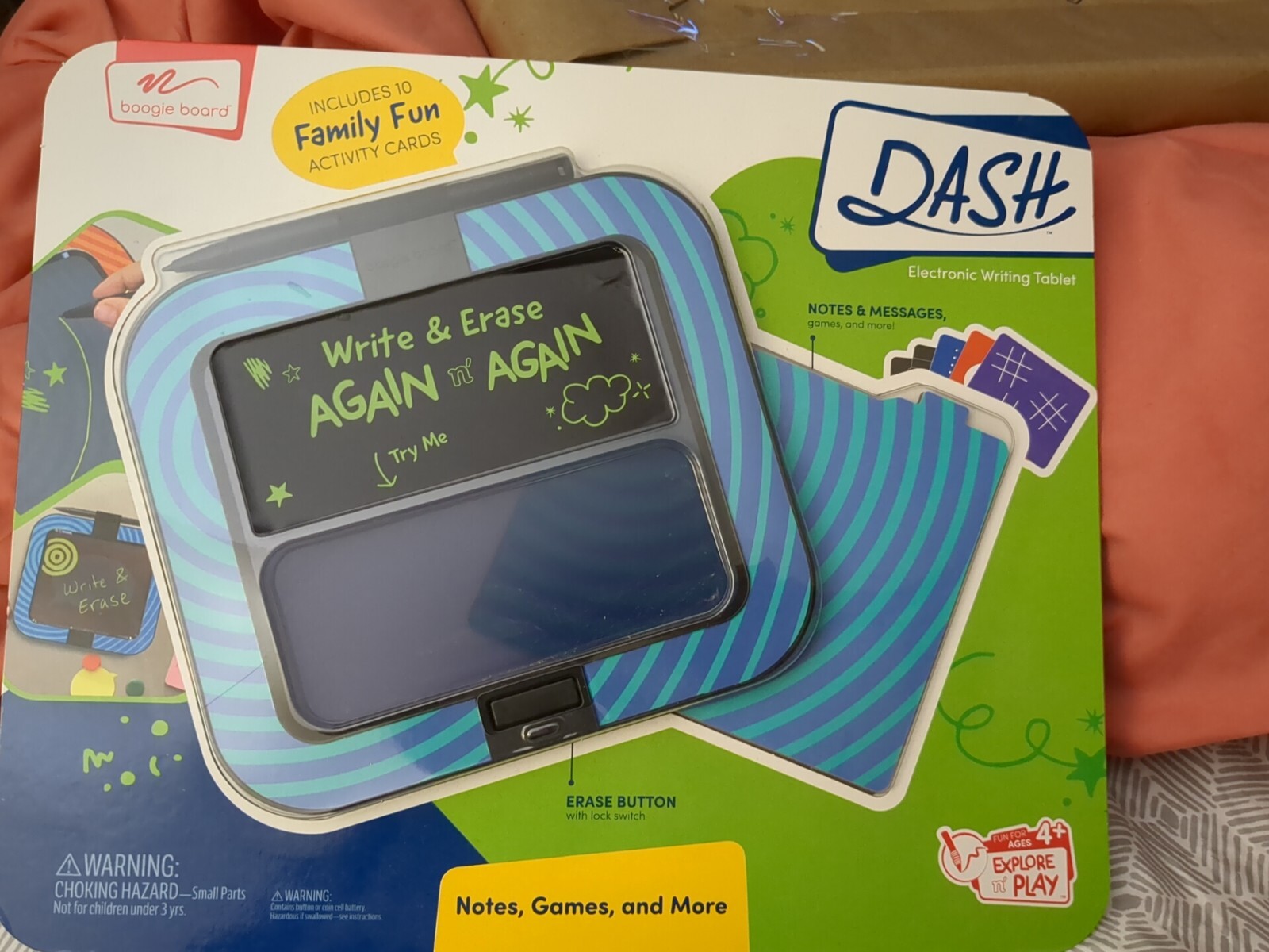 Dash Boogie Board Electronic Writing Tablet. New  