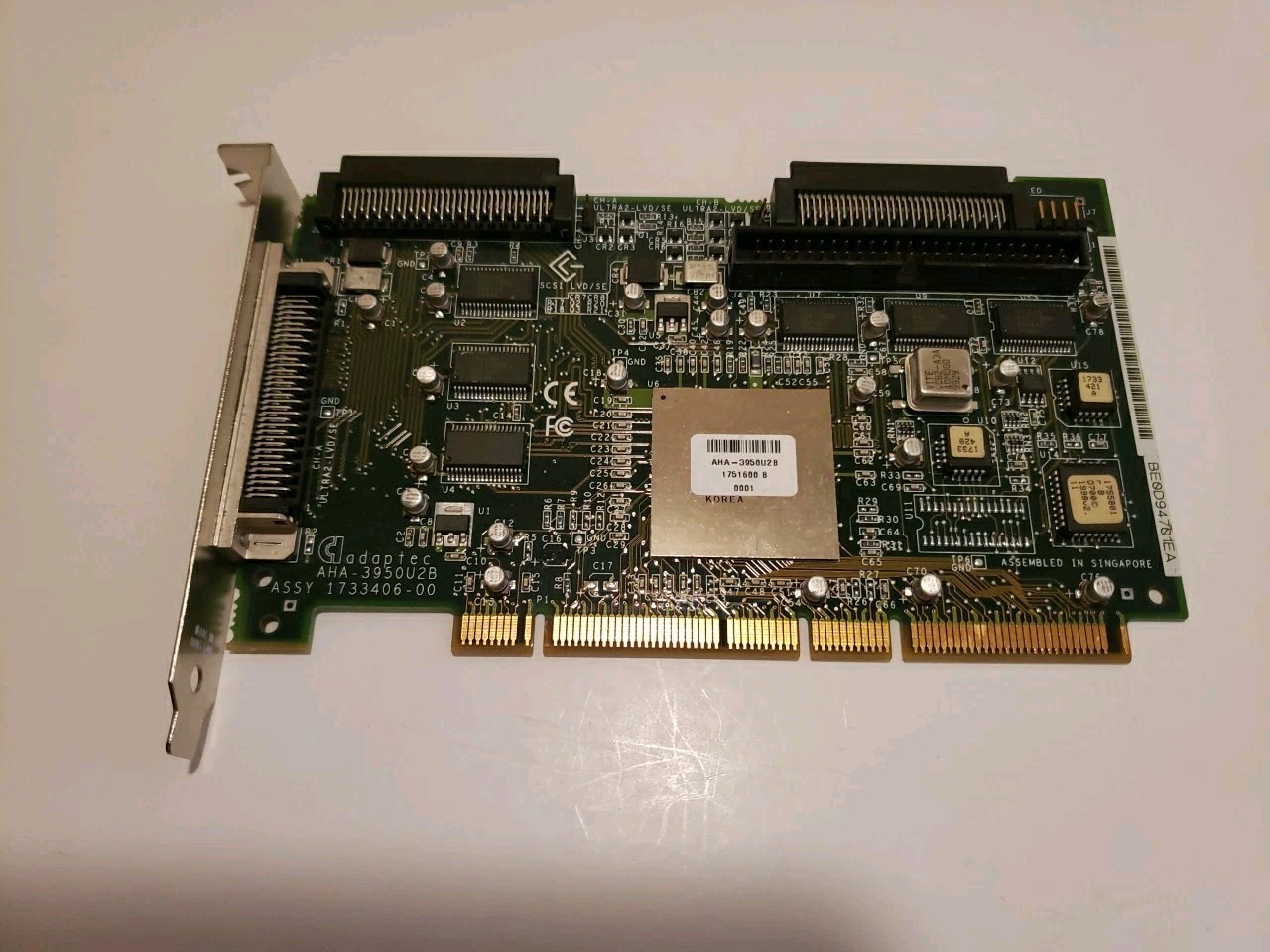 ADAPTEC AHA-3950U2B PCI SCSI CARD, 1733406-00 