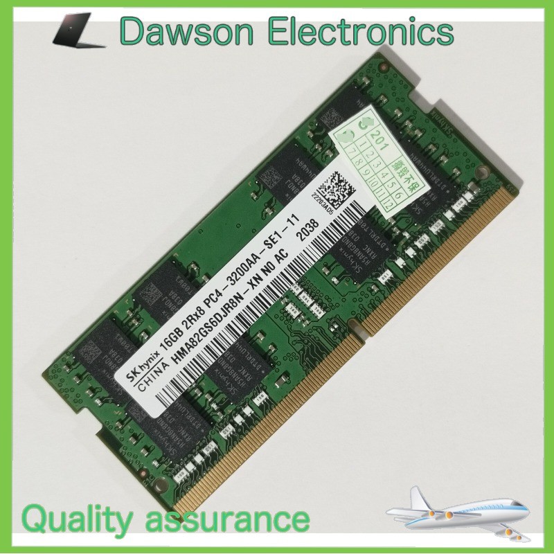 SK Hynix 16GB DDR4 3200 2Rx8 PC4-25600 HMA82GS6DJR8N-XN 260pin Laptop SODIMM RAM