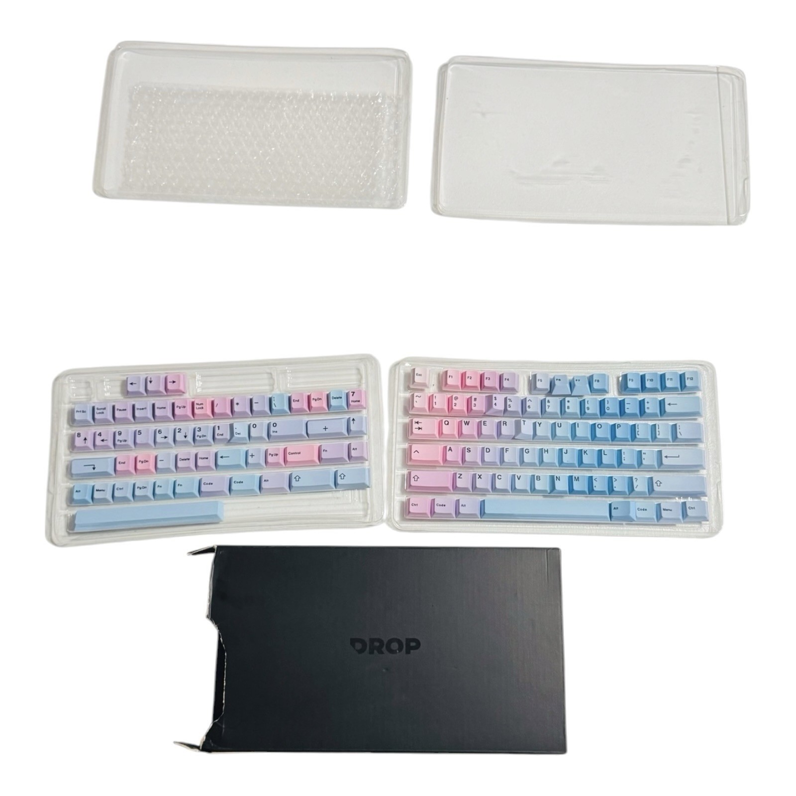 DROP Cherry Profile PBT Dyesub Keycaps Gradient Purple Base Kit 125 Keys
