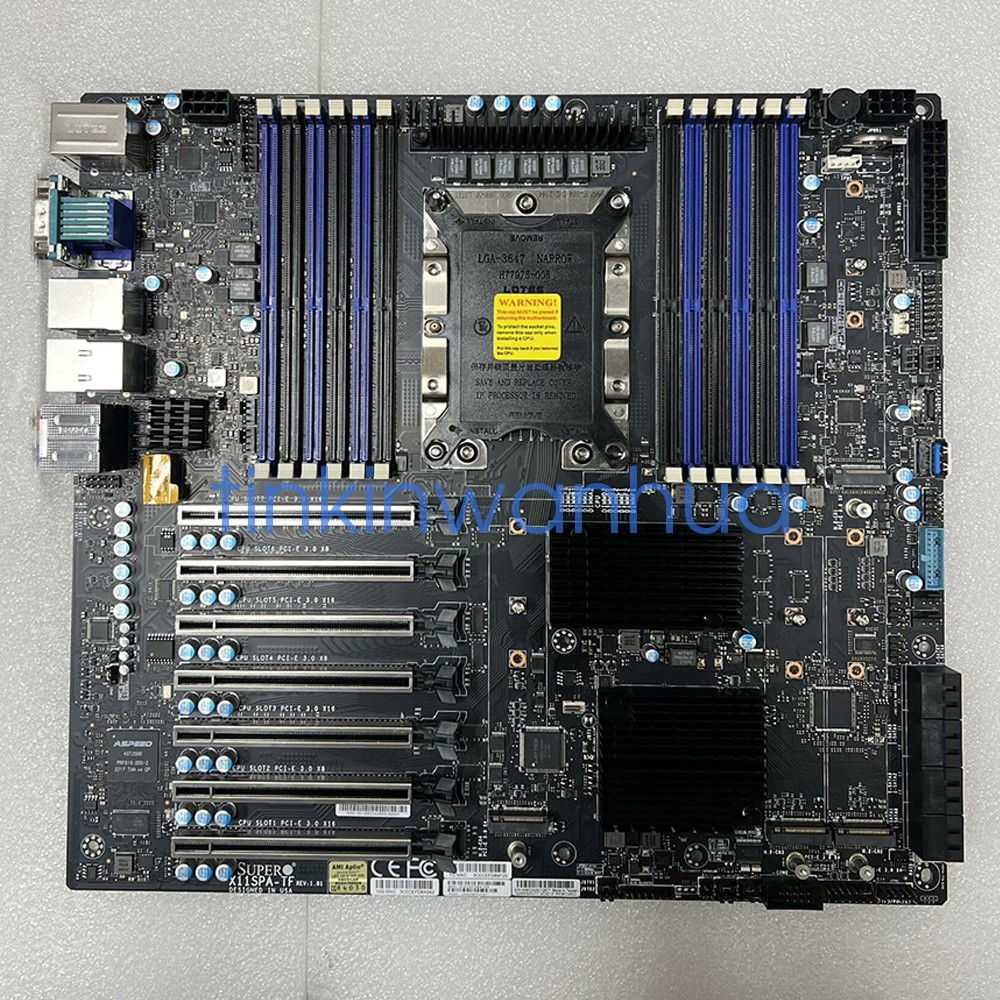 For Supermicro X11SPA-TF Single Socket LGA-3647 E-ATX Workstation Motherboard