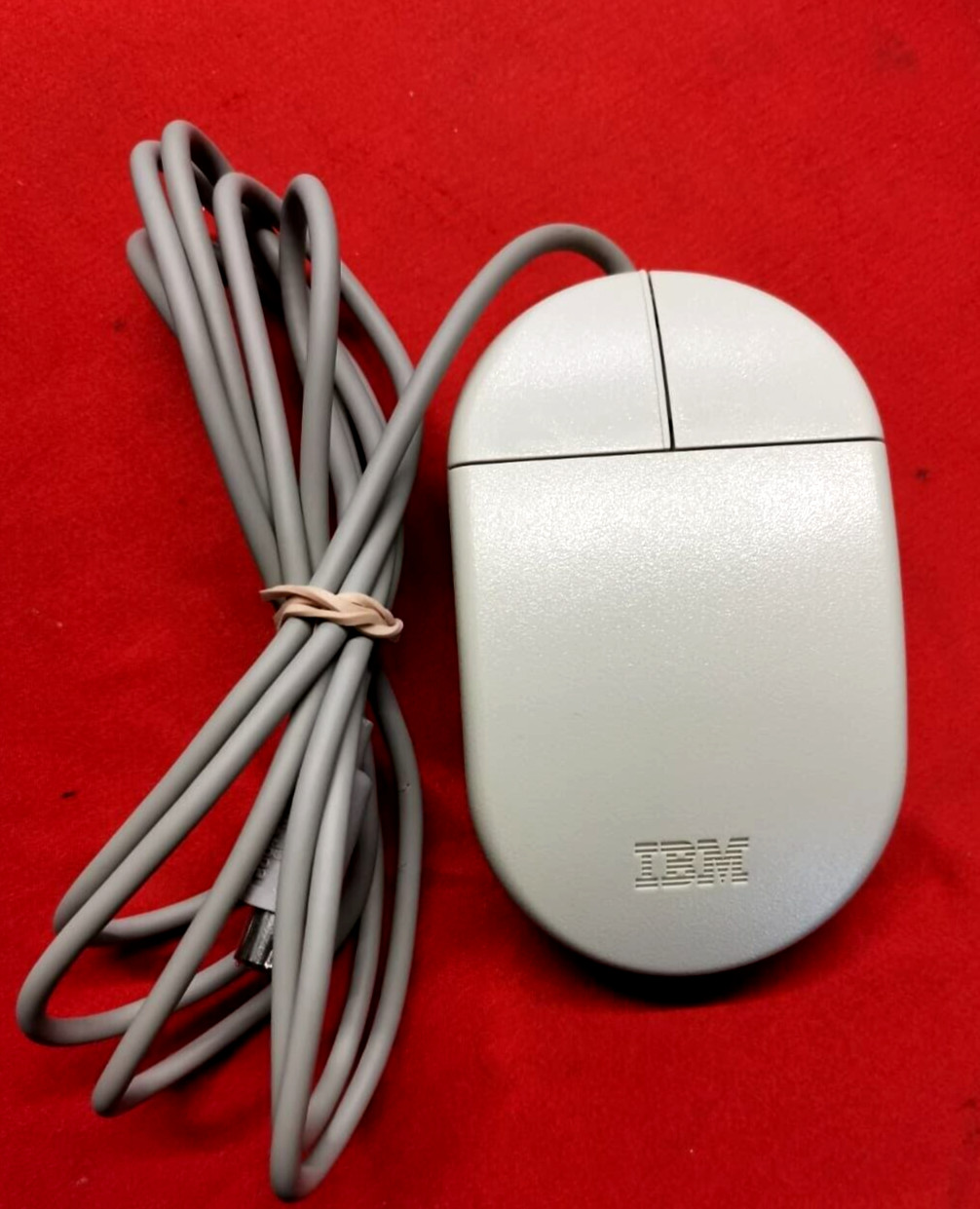 Vintage IBM 2 Button PS/2 Mouse Model 33G5430, Cleaned, Tested & Working