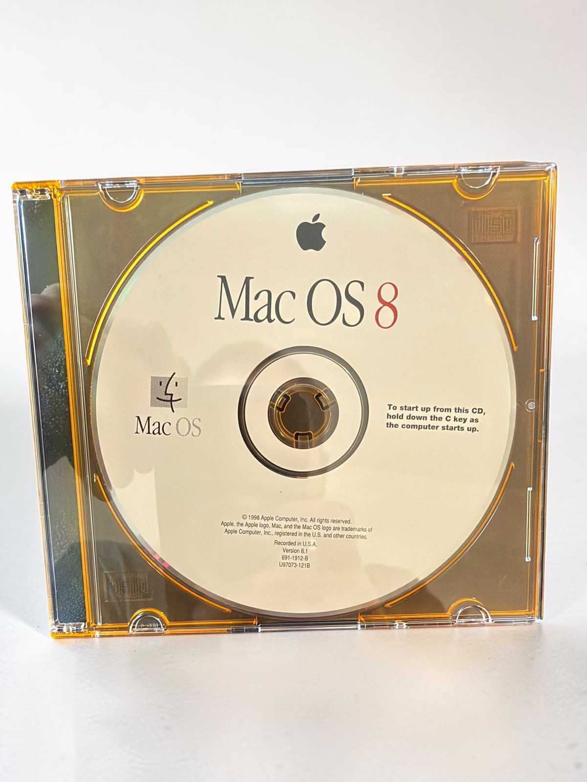 Apple 1998 Macintosh Mac OS 8.1 Install 691-1912-B CD ROM Disc ONLY