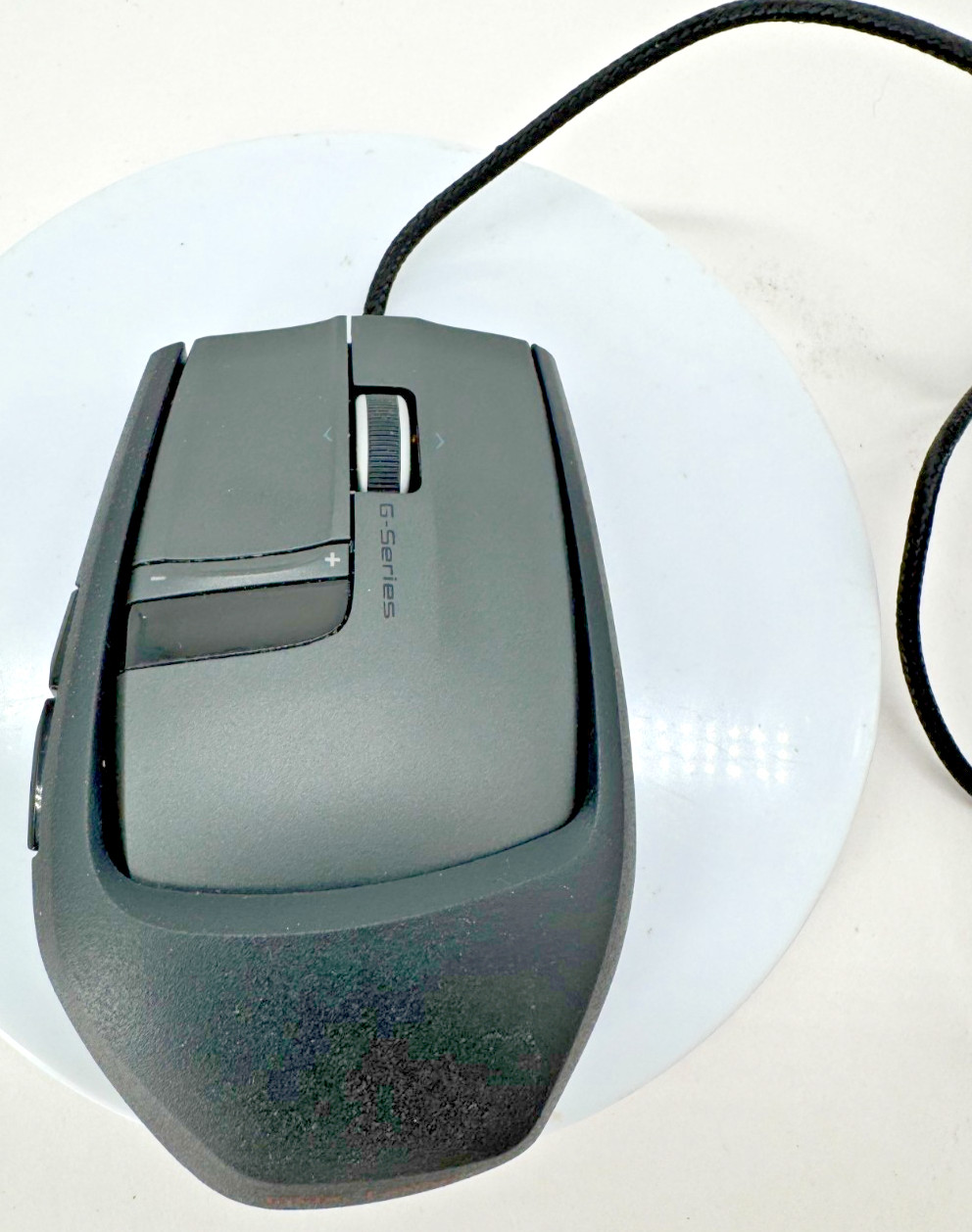 Logitech G9X Wired USB Laser Gaming Mouse Tested Working No Weights