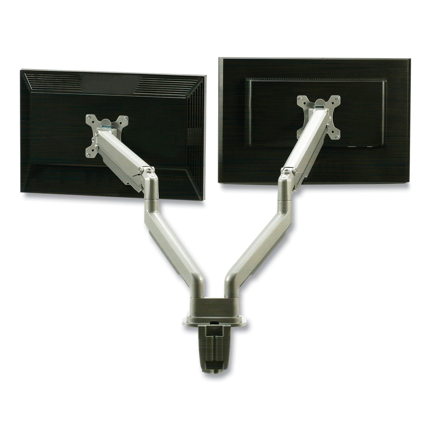 Skilcraft Gas-Spring Ergonomic Dual Monitor Arm 13"-34" Flat or Curved Monitors