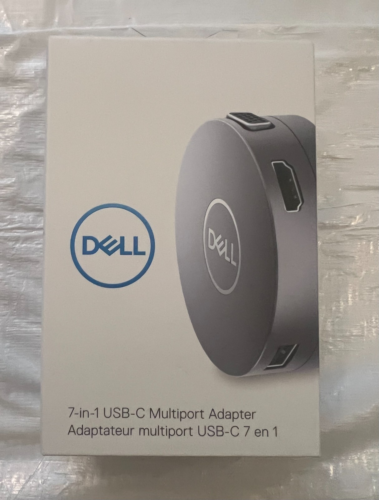 New Sealed Dell Pro DA310 7-in-1 USB-C Travel Hub - Gray
