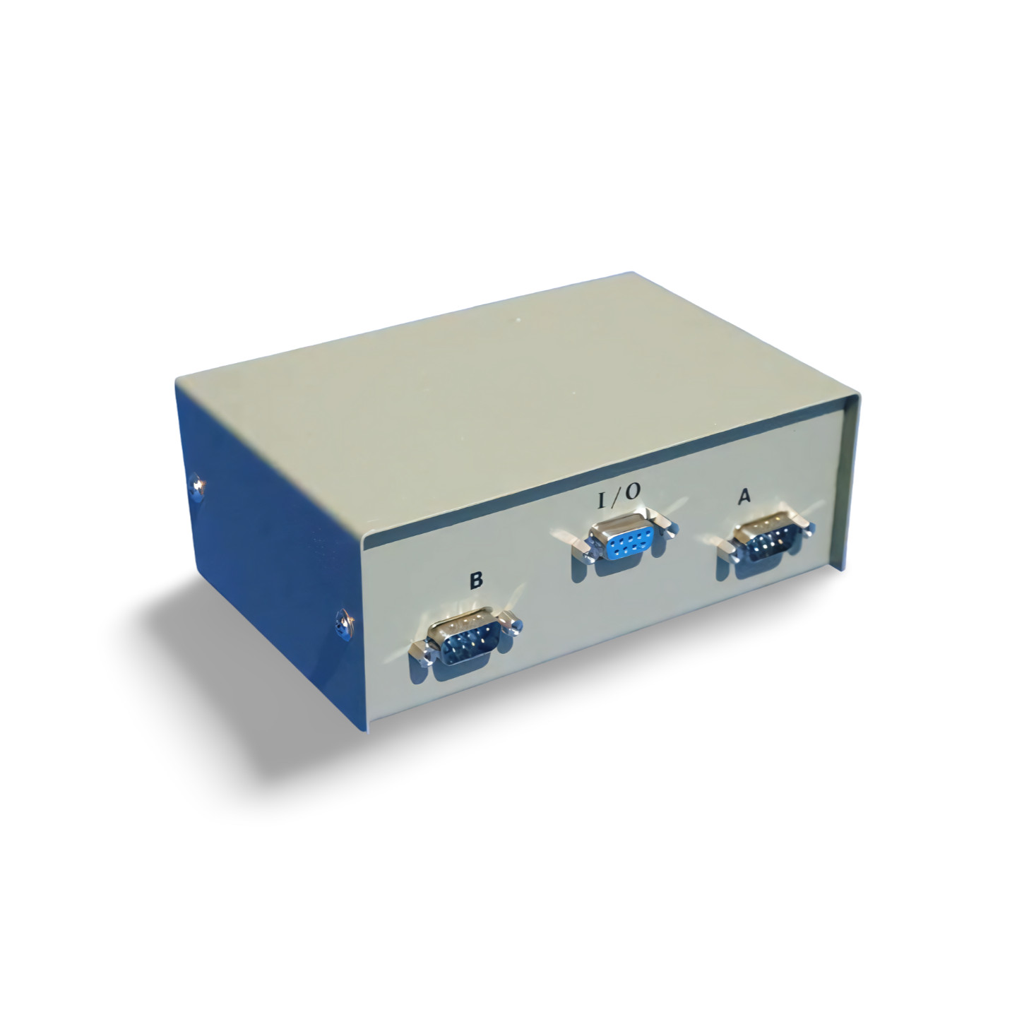 DB9 AB 2 Male and 1 Female Port Switch Serial 2-Way - Beige