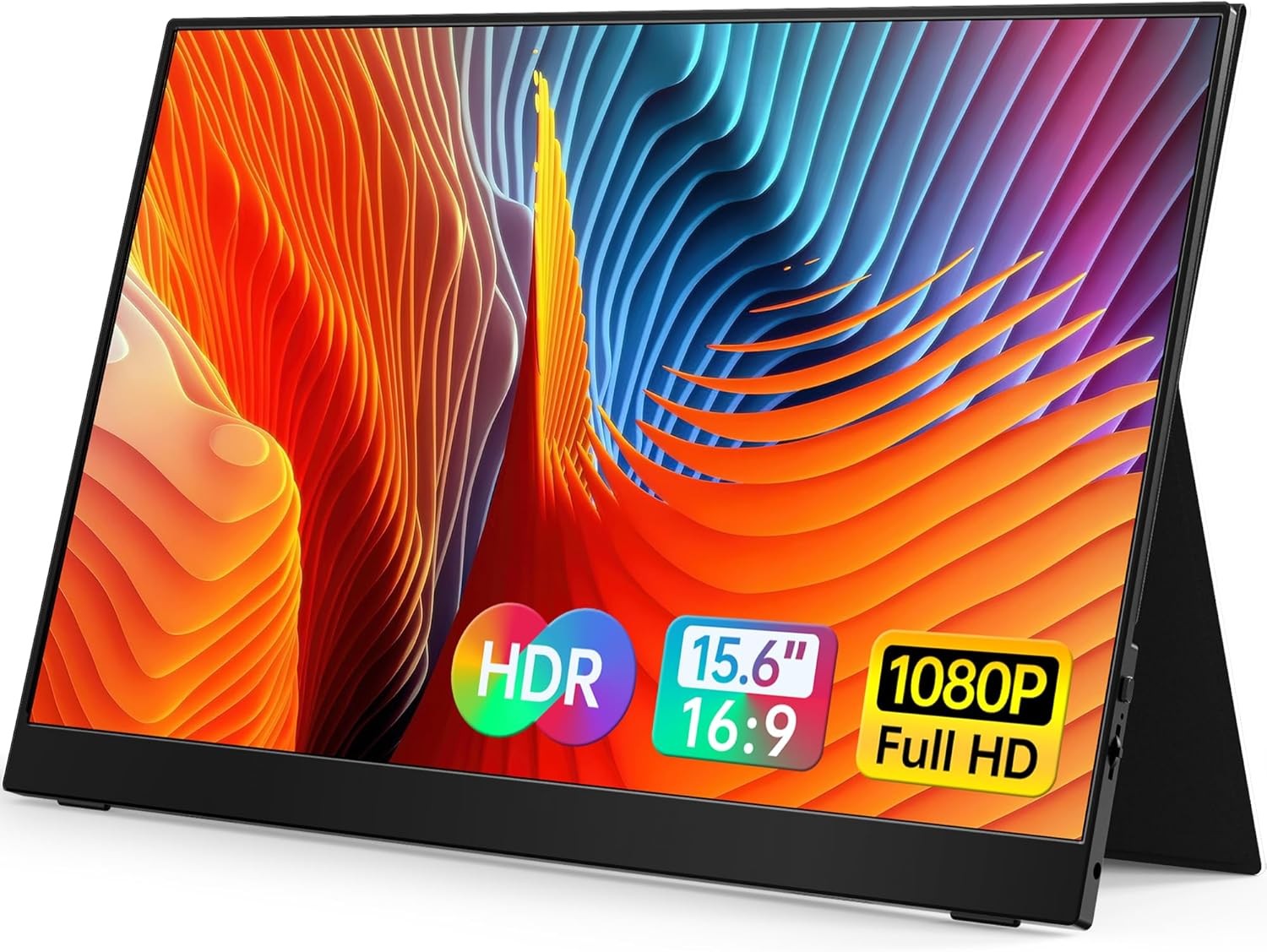 Portable-Monitor-for-Lapto - 15.6 1080P FHD IPS Display USB-C HDMI Portable