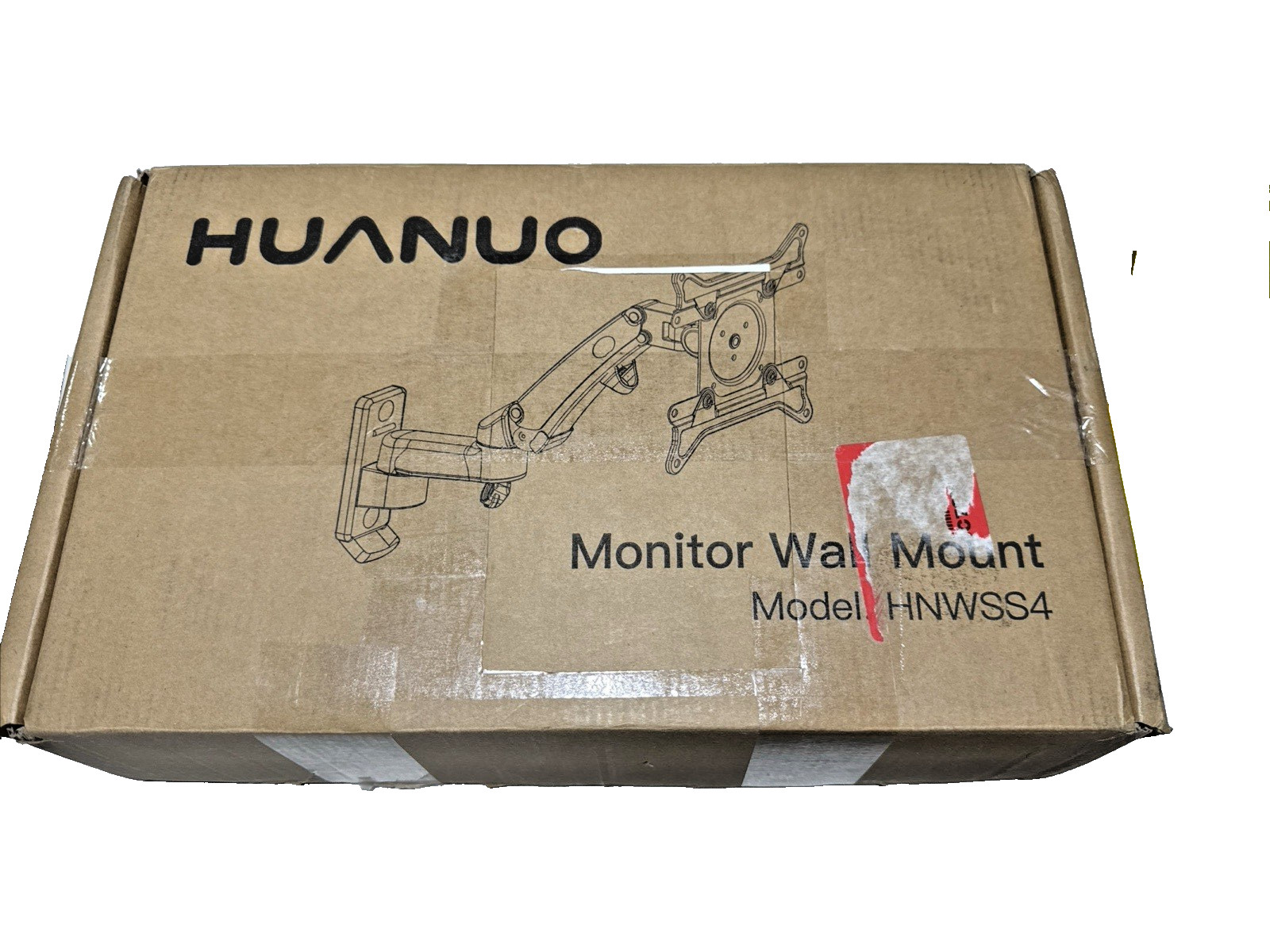Monitor Mount Open Box HUANUO HNWSS4 - Wall Mount for 22”-35” Ultrawide Monitor