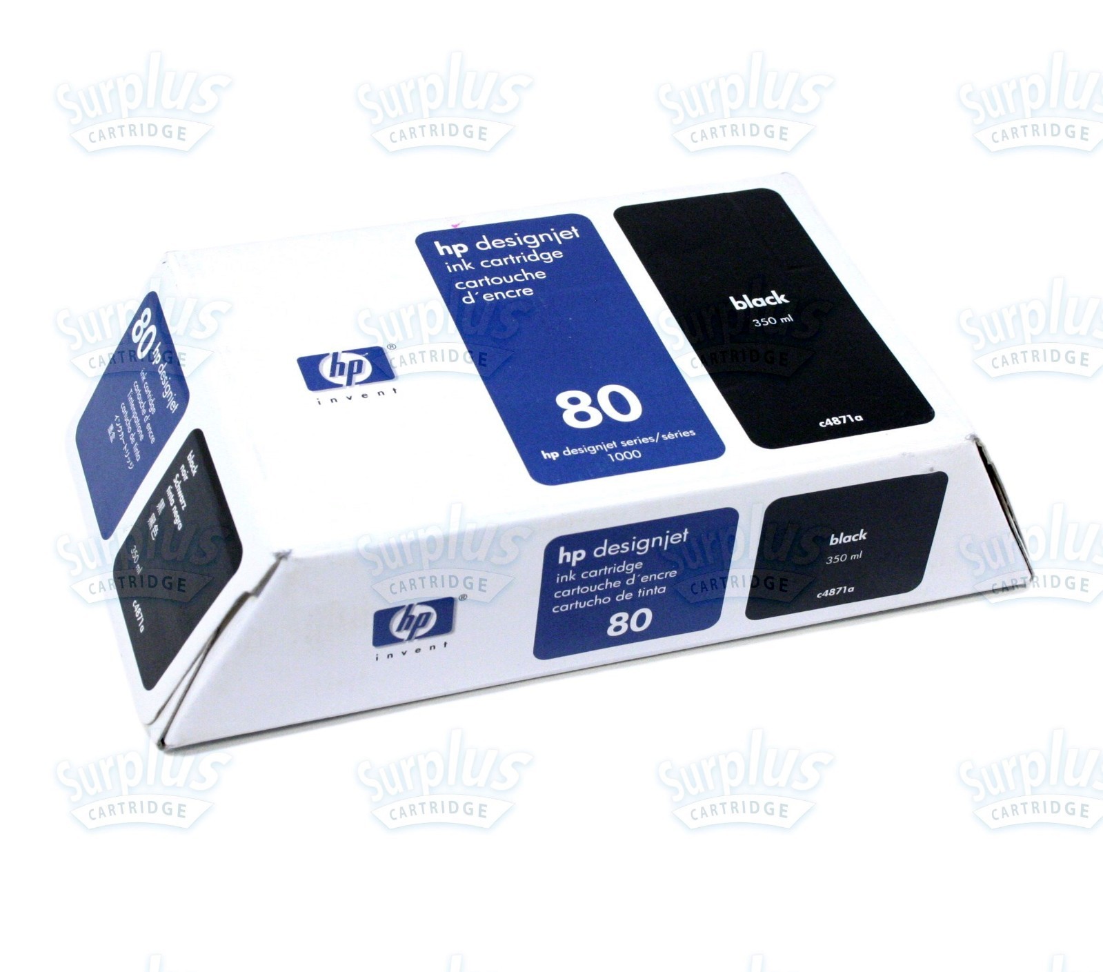 Genuine HP 80 Black 350ML Ink Cartridge DesignJet 1050 1055