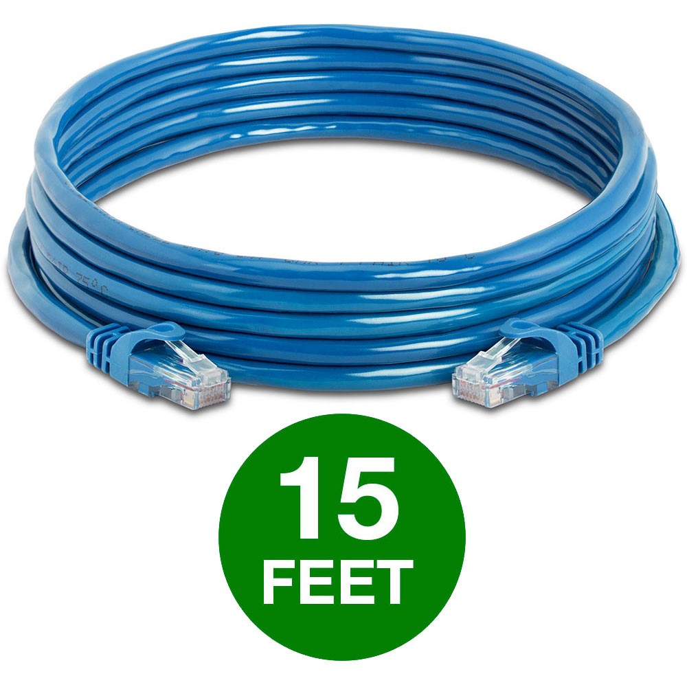 2 PCS Blue Cat6 Cable Cat 6 Ethernet Patch Cord 10Gbps Internet Cable UTP Wire