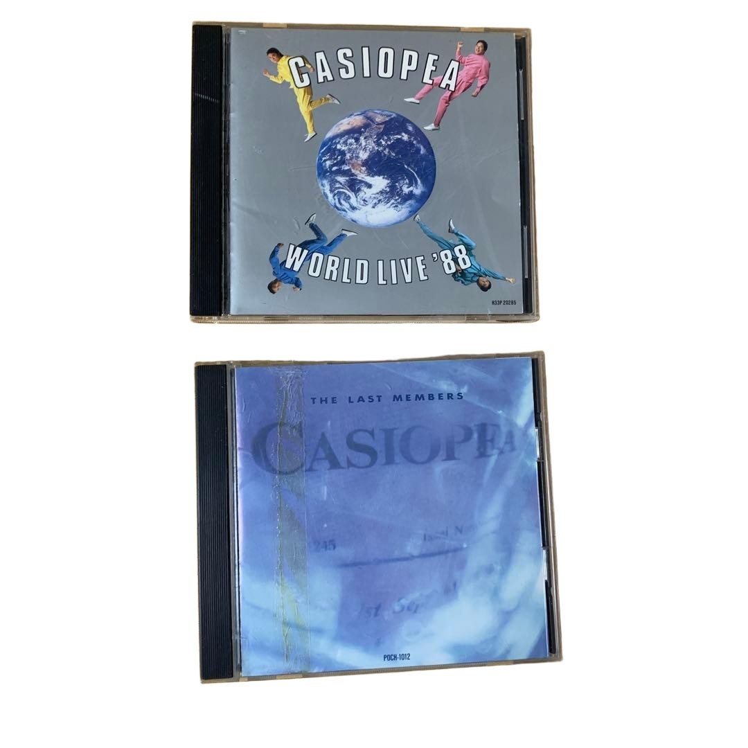 Casiopea 2CDs World Live '88 & The Last Members Jazz Fusion OOP Japan