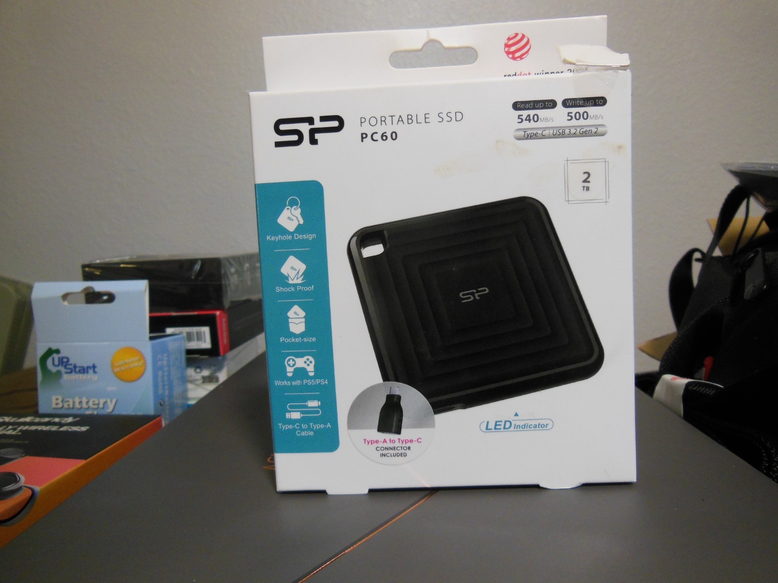 SP Portable SSD PC60 open box brend new case included 2TB