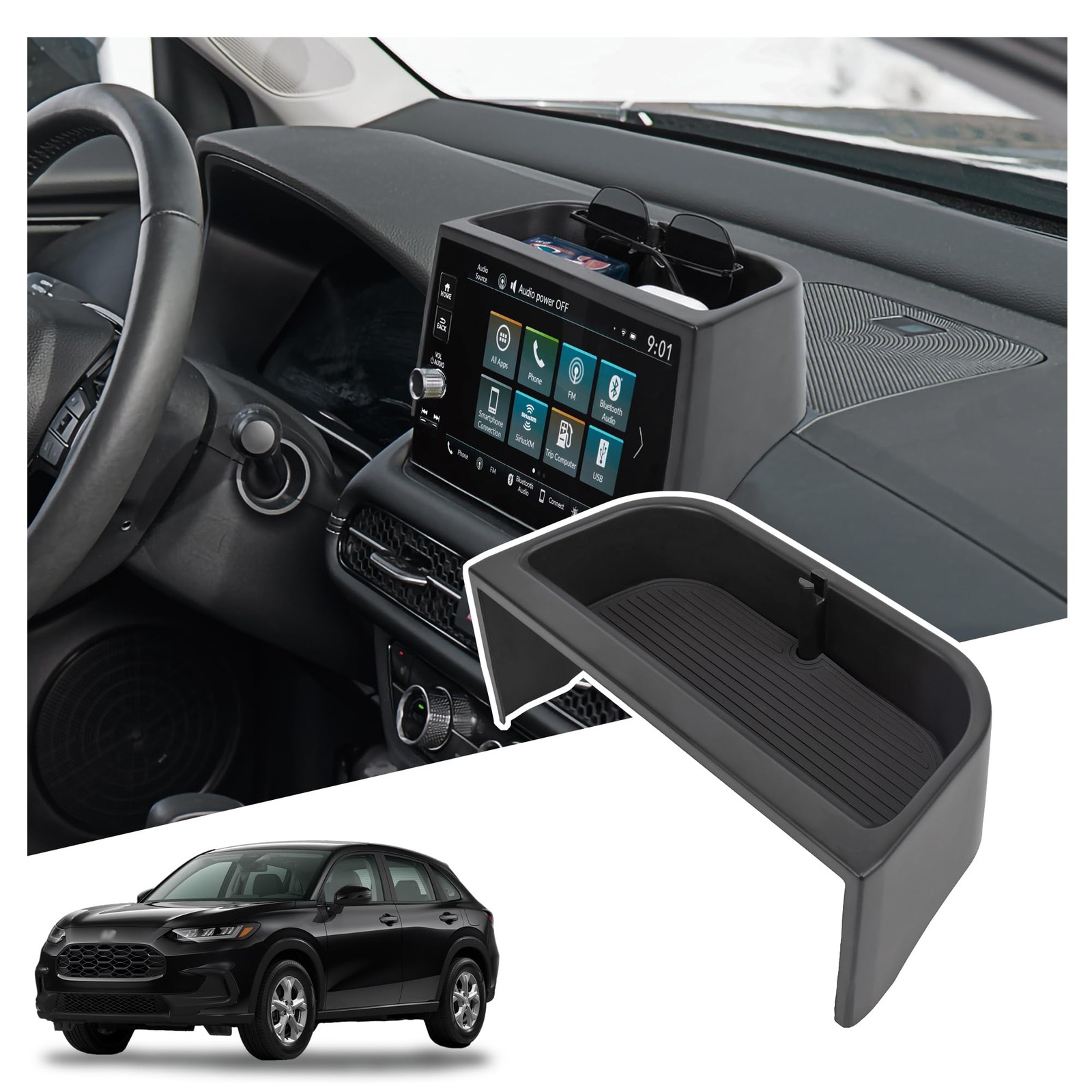 Sinminou Dashboard Tray for 2023-2027 Honda HR-V 7/9-Inch Screen