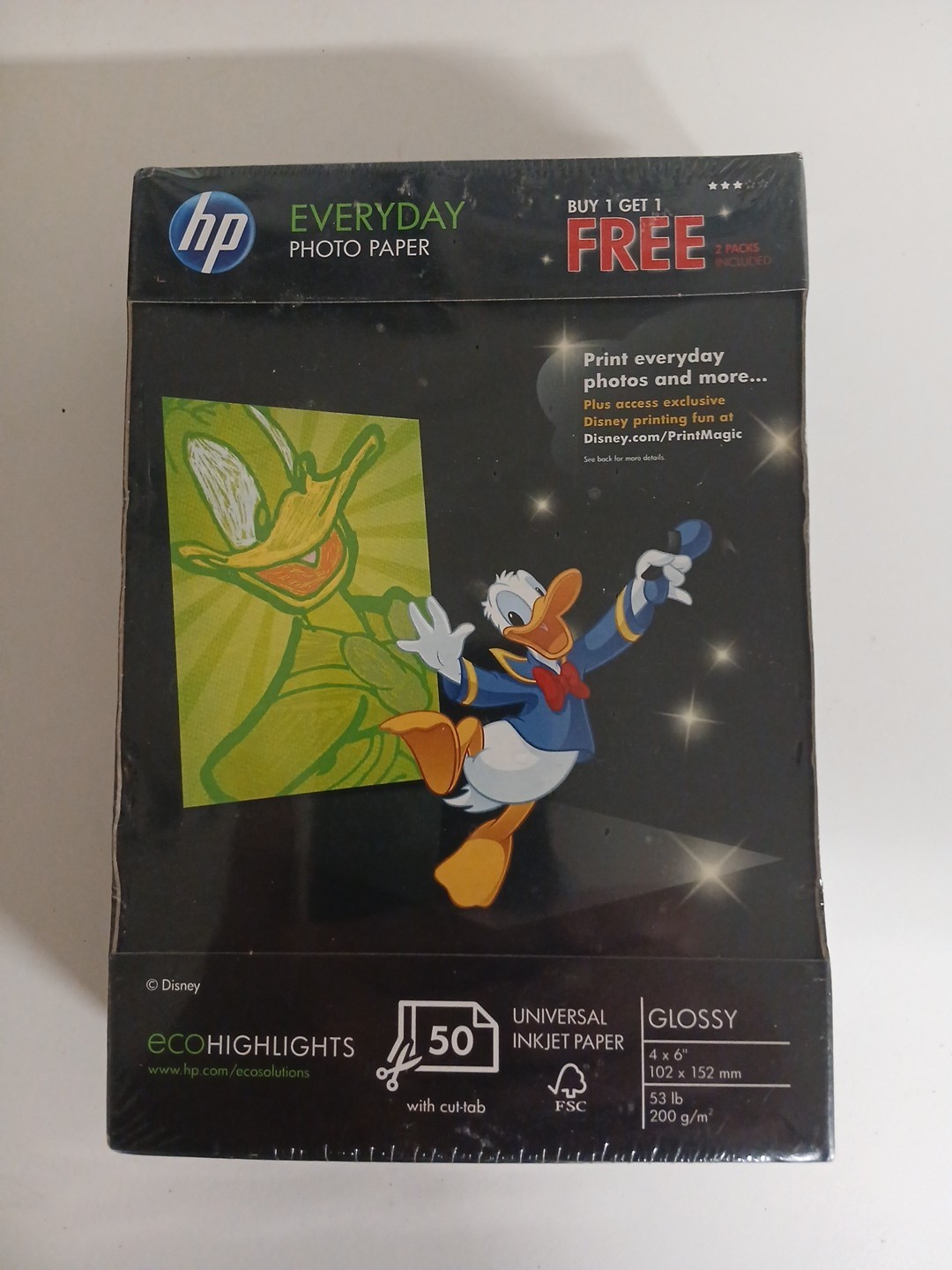HP Everyday Photo Paper Disney Donald Duck
