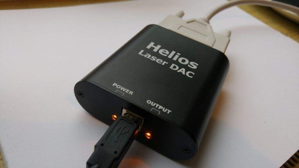 Affordable Helios Laser DAC, 3.15in USB to ILDA Adapter for Laser Shows