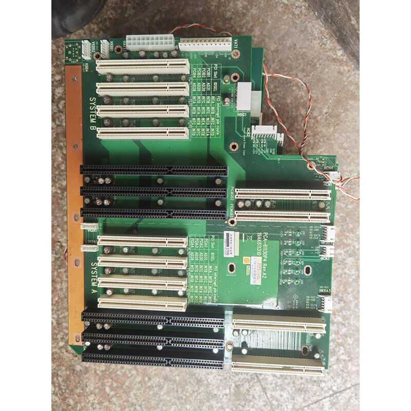 1PC USED For Advantech PCA-6113DP4 Rev.A2 Industrial Computer Backboard IPC-610
