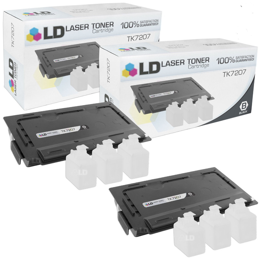 LD Compatible Kyocera-Mita TK-7207 /1T02NL0US0 2PK BLK Toners for TASKalfa 3510i