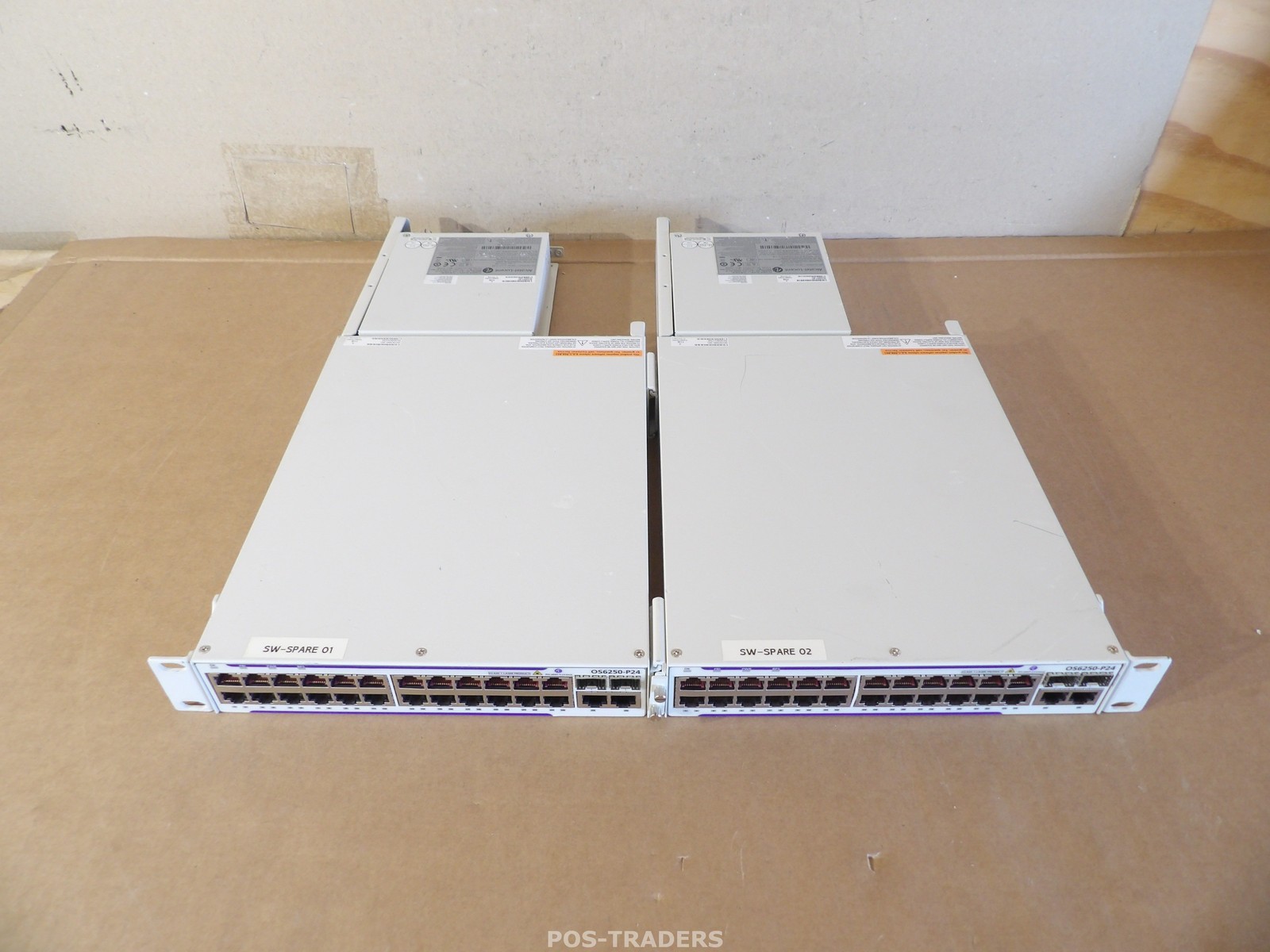 2X - Alcatel Lucent OS6250-P24 24-Port Ethernet Switch - INCL PSU