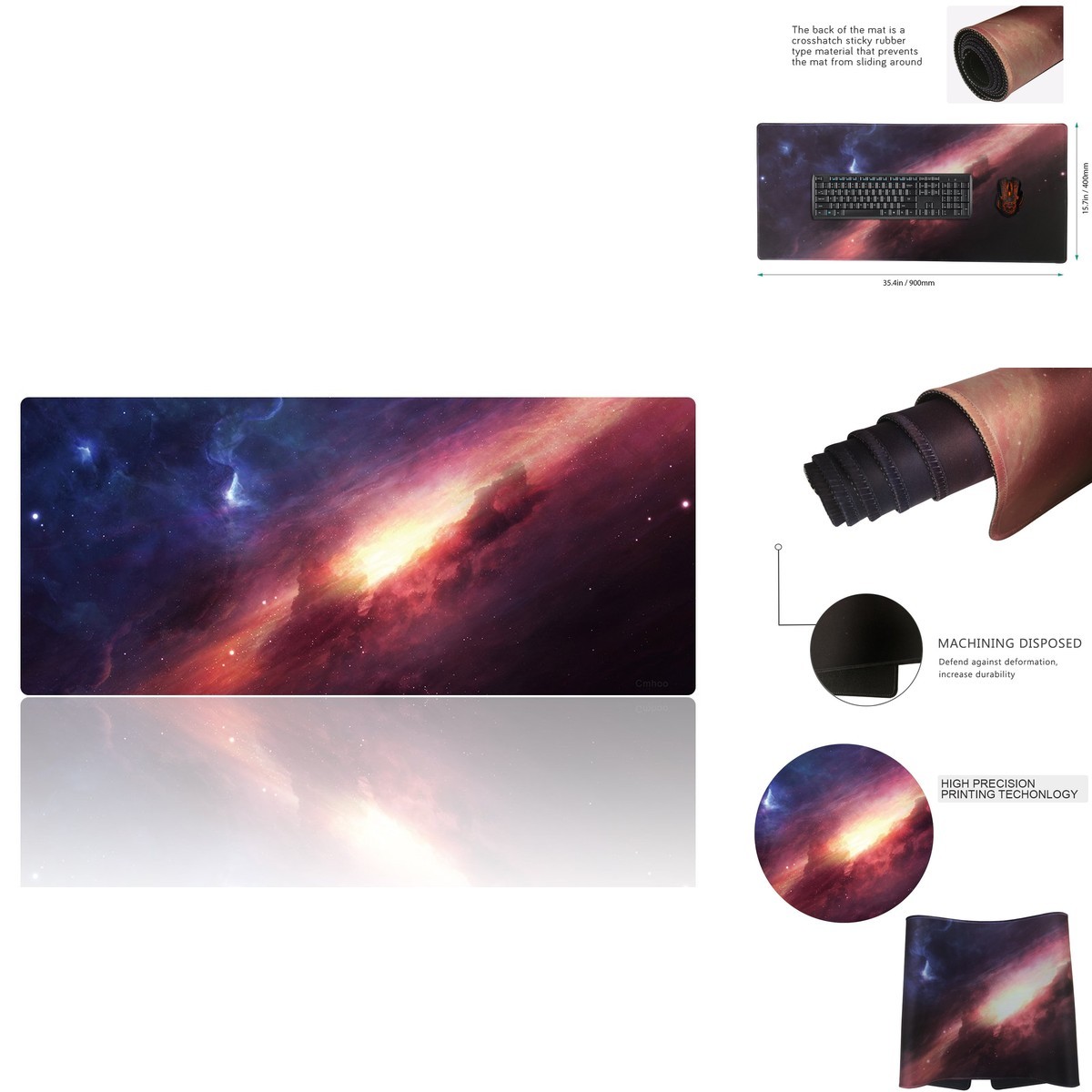 Cmhoo XXL Professional Large Mouse Pad & Computer Game Mouse Mat