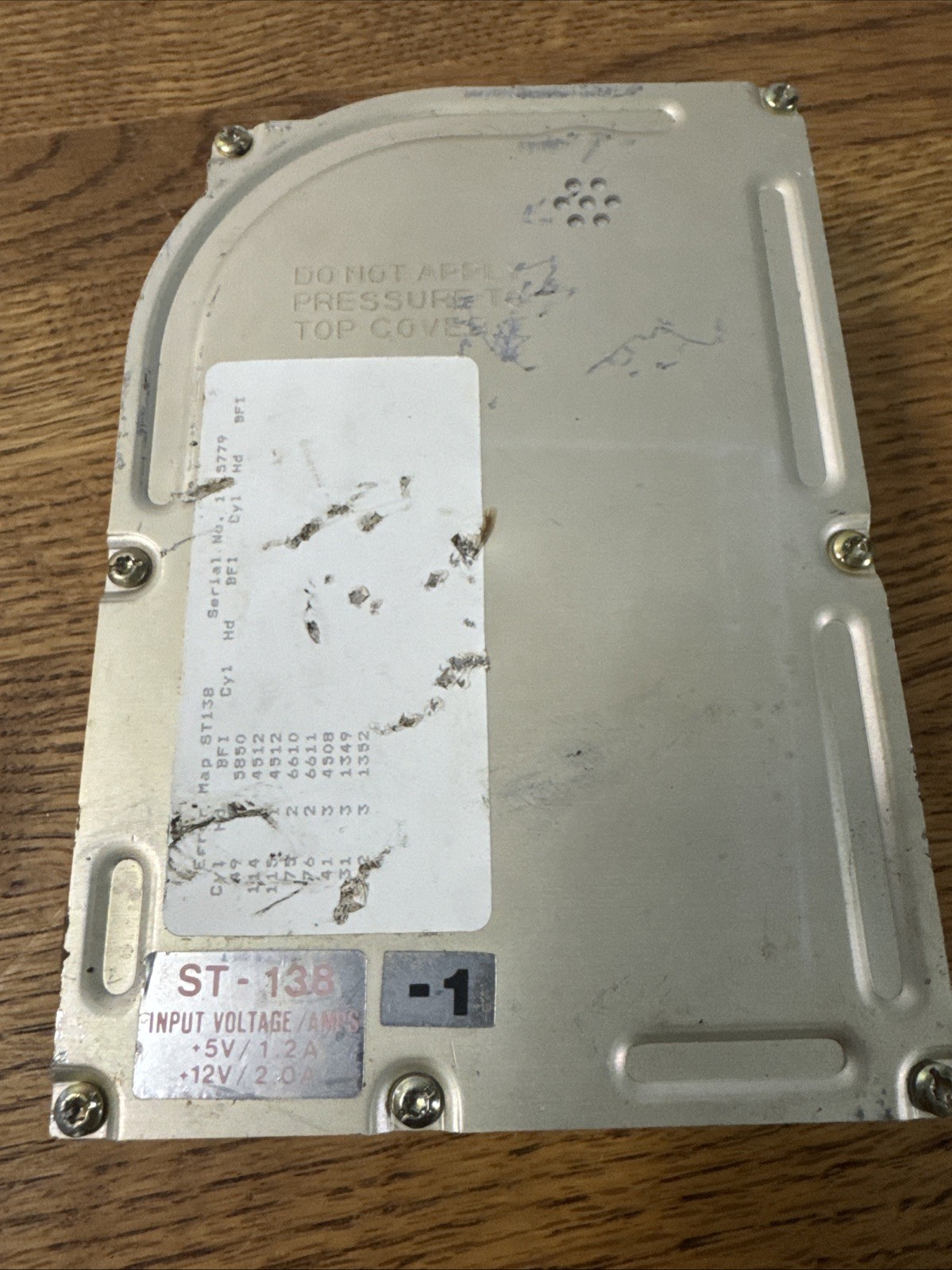 Seagate ST138 rare old 3.5HH MFM PC XT 8-BIT Hard Drive - Vintage