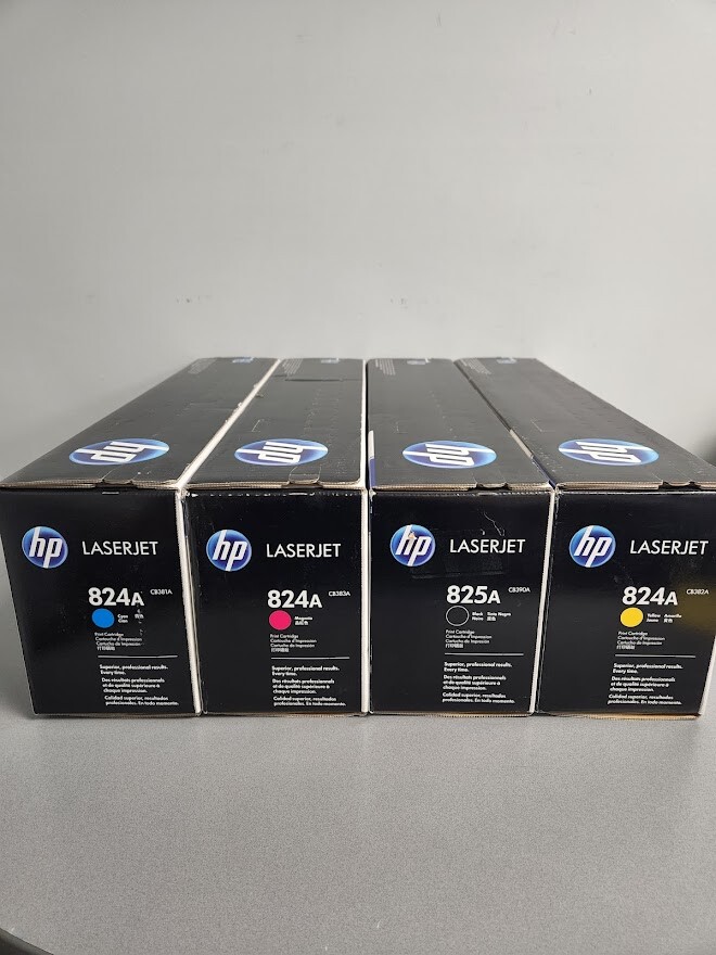 HP 825A 824A SET | CB390A CB381A CB382A CB383A | Original HP