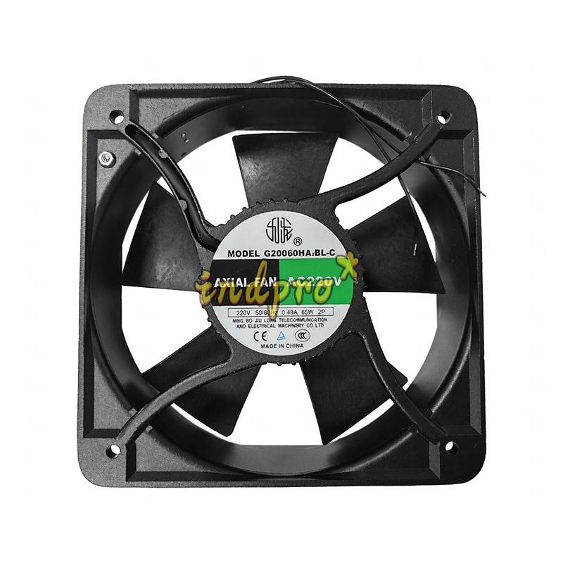 G20060HA2BL-C Axial Fan 200x200x60mm AC220V 0.48A 65W 20CM 2Pin New