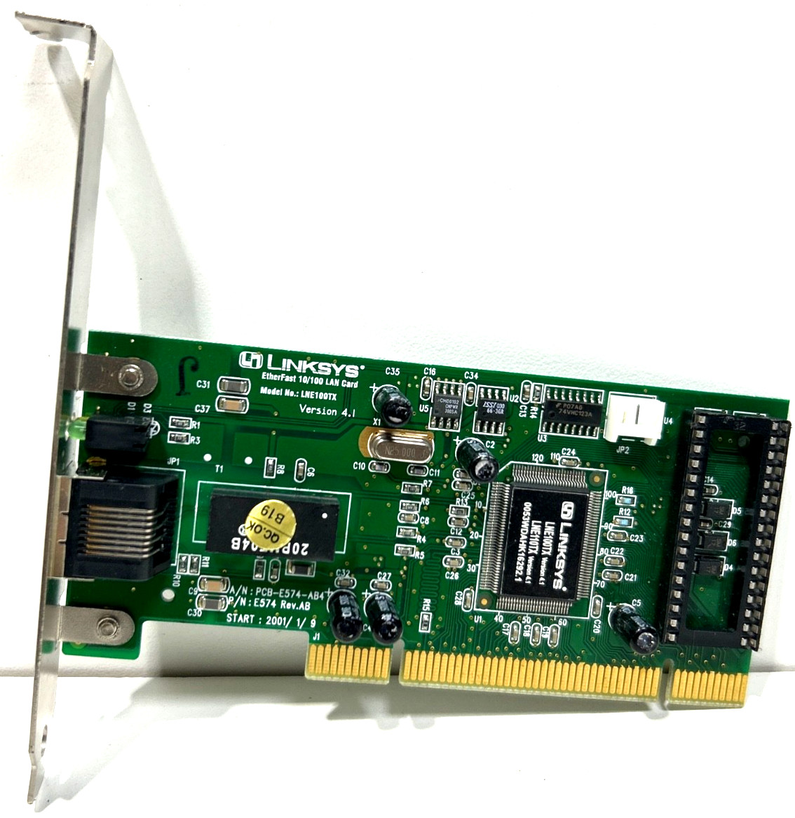 Linksys EtherFast 10/100 LAN Card LNE100TX Network Interface Desktop Ver 4.0