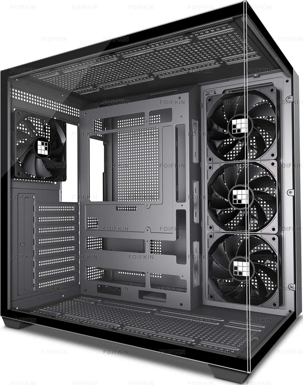 F300 (2025) PC Case - Pre-Installed 4 No RGB Fan, ATX Mid-Tower Computer case