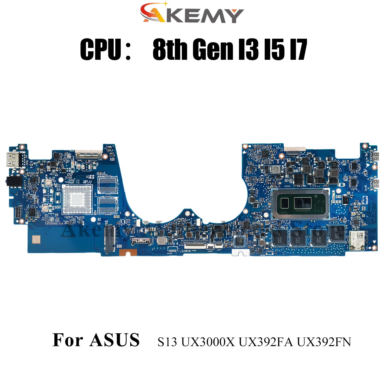UX392FA Laptop Motherboard For ASUS UX392FN UX392F UX3000X Mainboard W/CPU