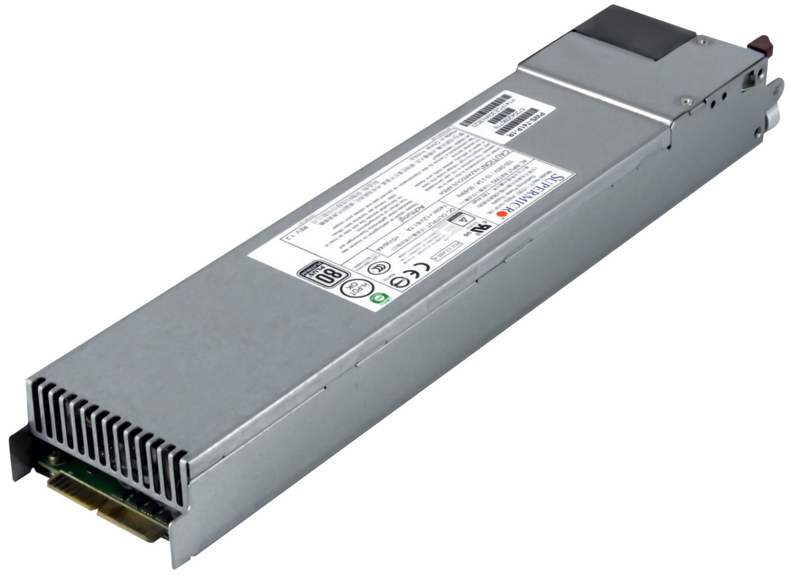 POWER SUPPLIES SuperMicro Albecom PWS-741P-1R 740WATT 1U 80+ PLATINUM 1xFAN HOT SWAP