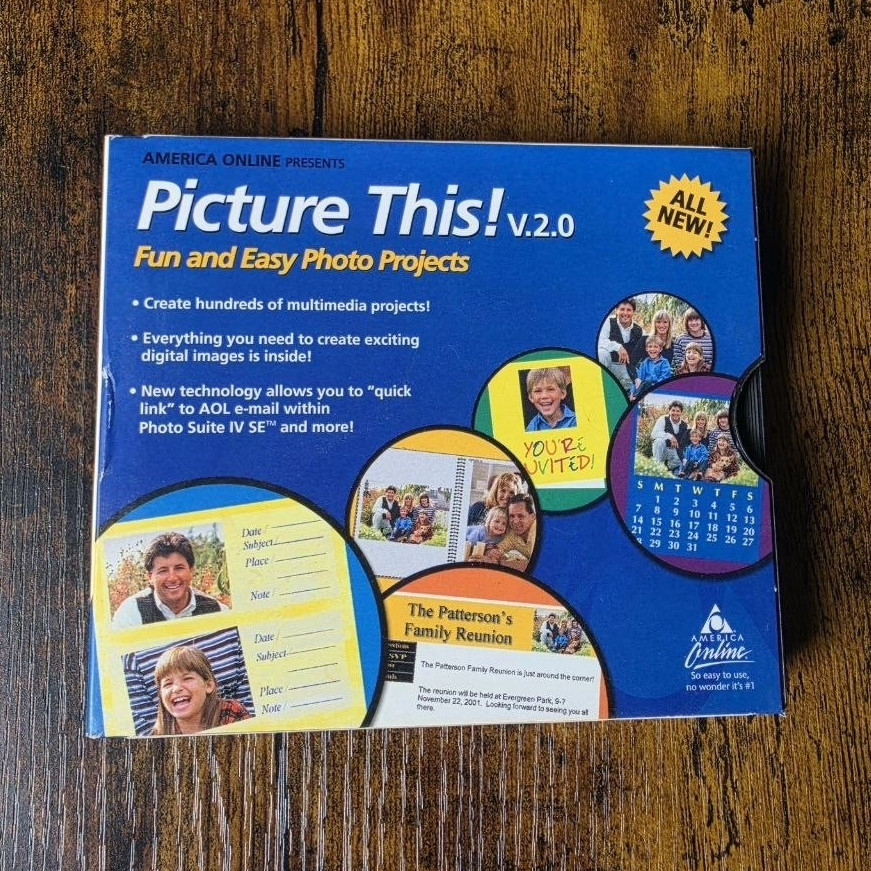 America Online Picture This v2.0 CD-ROM Windows 95-XP MB01UMB