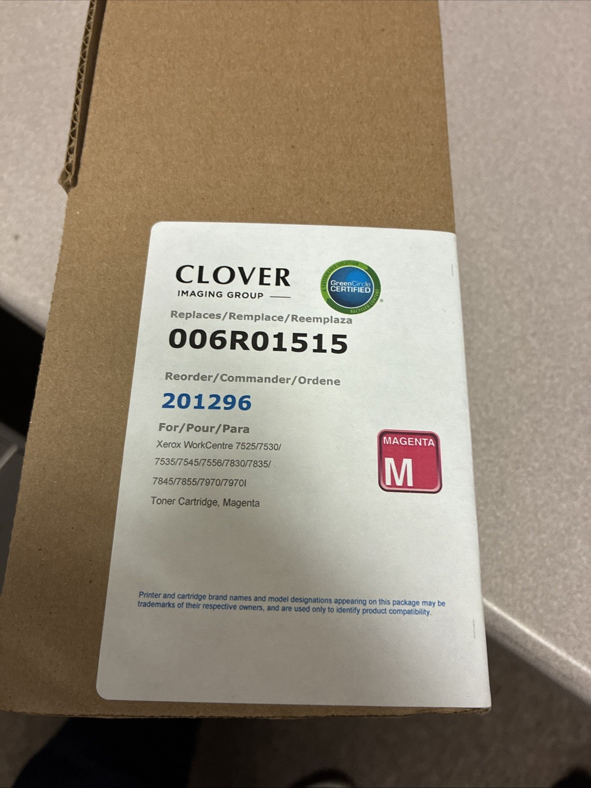 Clover Imaging Group Replaces 006R01515,Magenta Toner Cartridge Replacement