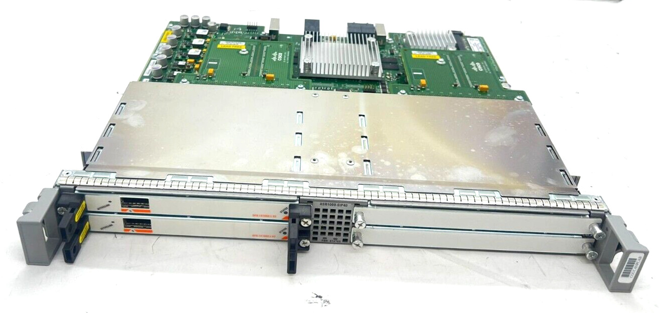 Cisco ASR1000-SIP40 with 2x SPA-1X10GE-L-V2 Modules