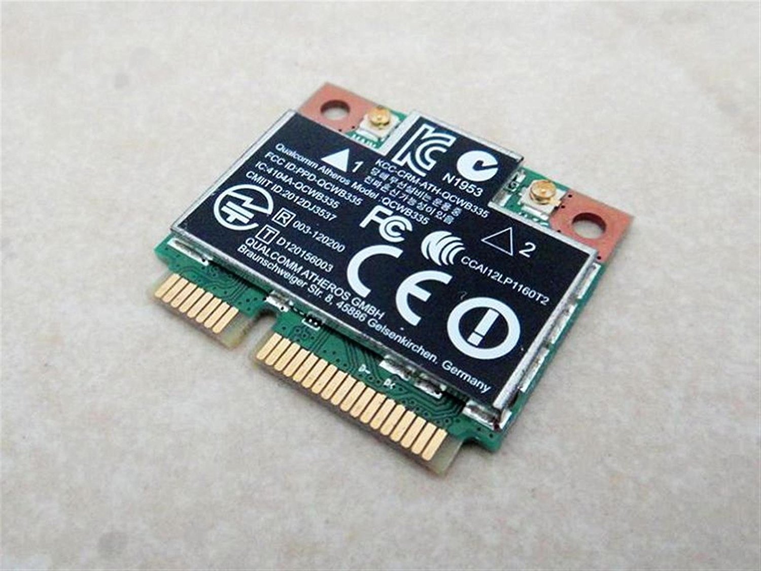 HP Pavilion 13.3" 13-a010dx OEM Intel WIFI Wireless Card 733476-001 QCWB335 GOOD