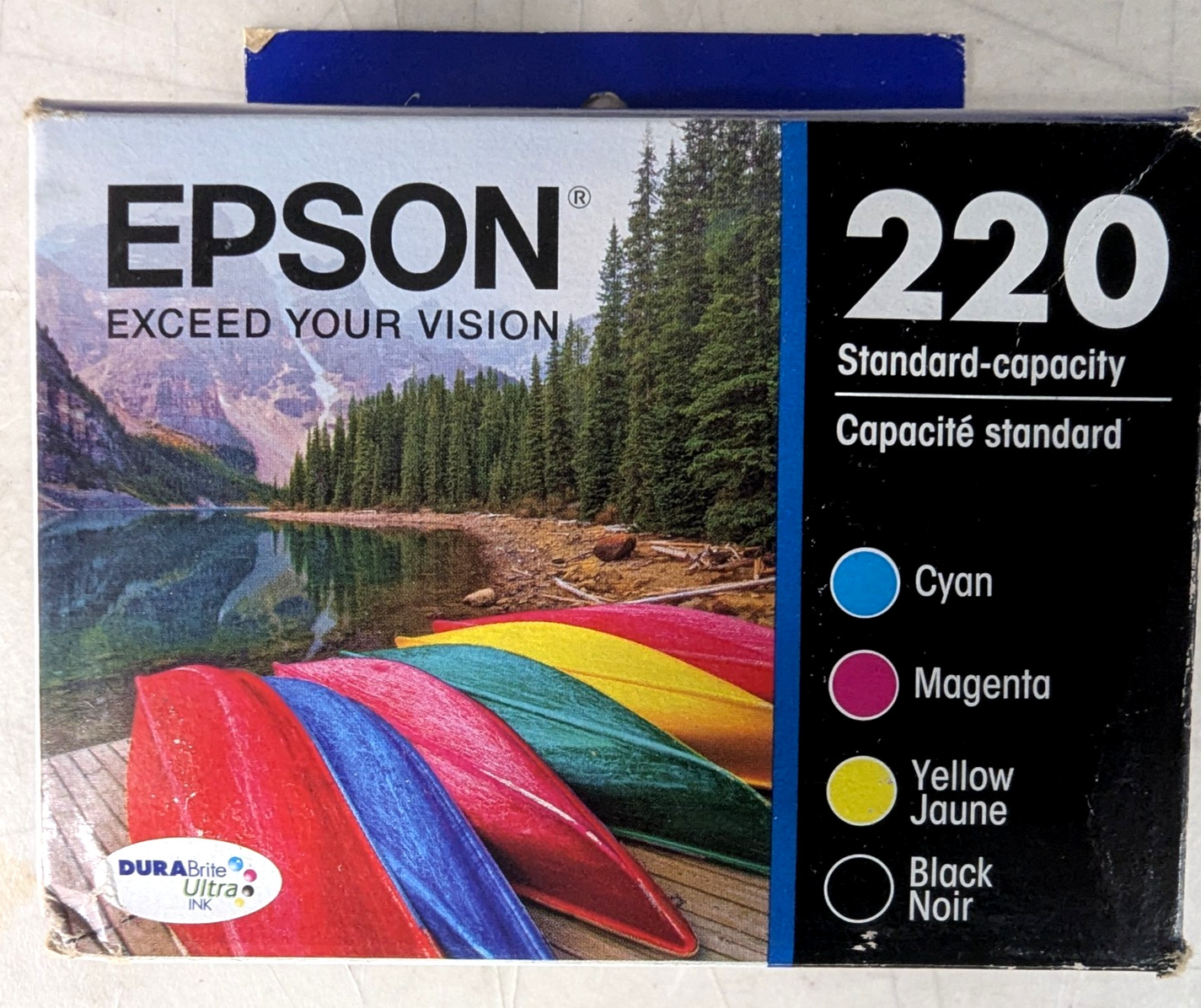 ✨ EPSON 220 C/M/Y/K Ink Cartridge Black and Color 4 Pack C13T293620 - EXP 2025 ✨