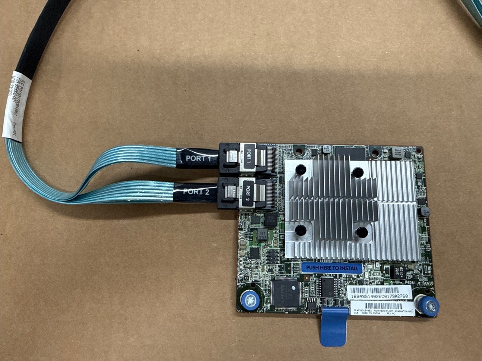 HPE 836260-002 Smart Array P408i-a SR G10 12Gb SAS 2GB Cache Modular Controller