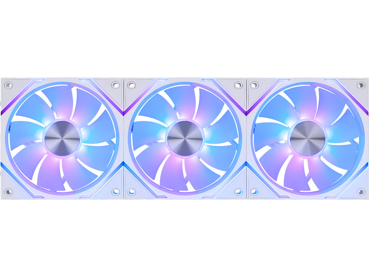 MSI MPG EZ120R ARGB WHITE-3W Fan - 120mm ARGB Fan, Patented Magnetic Connector