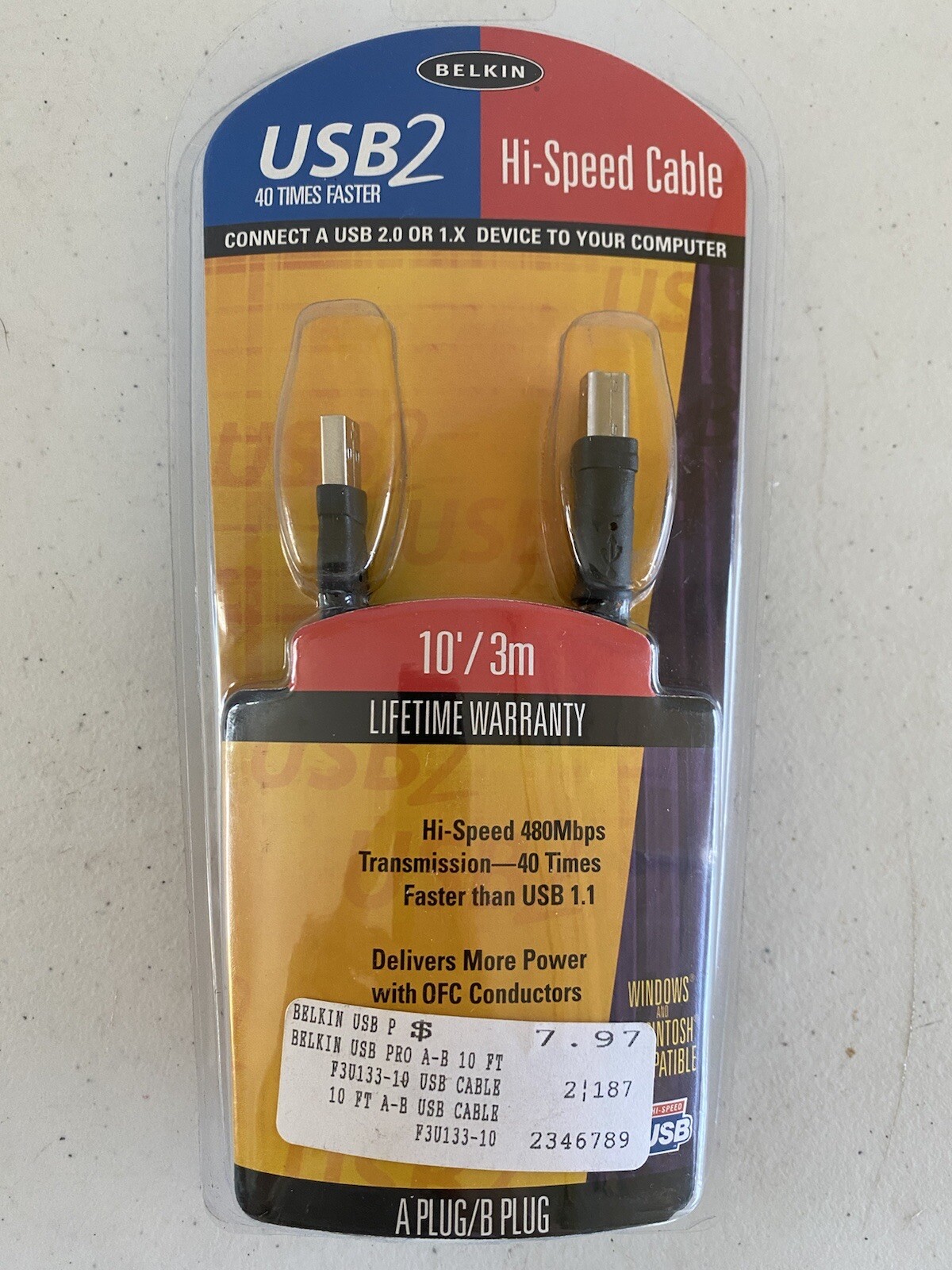 NEW BELKIN 10’ hi speed cable