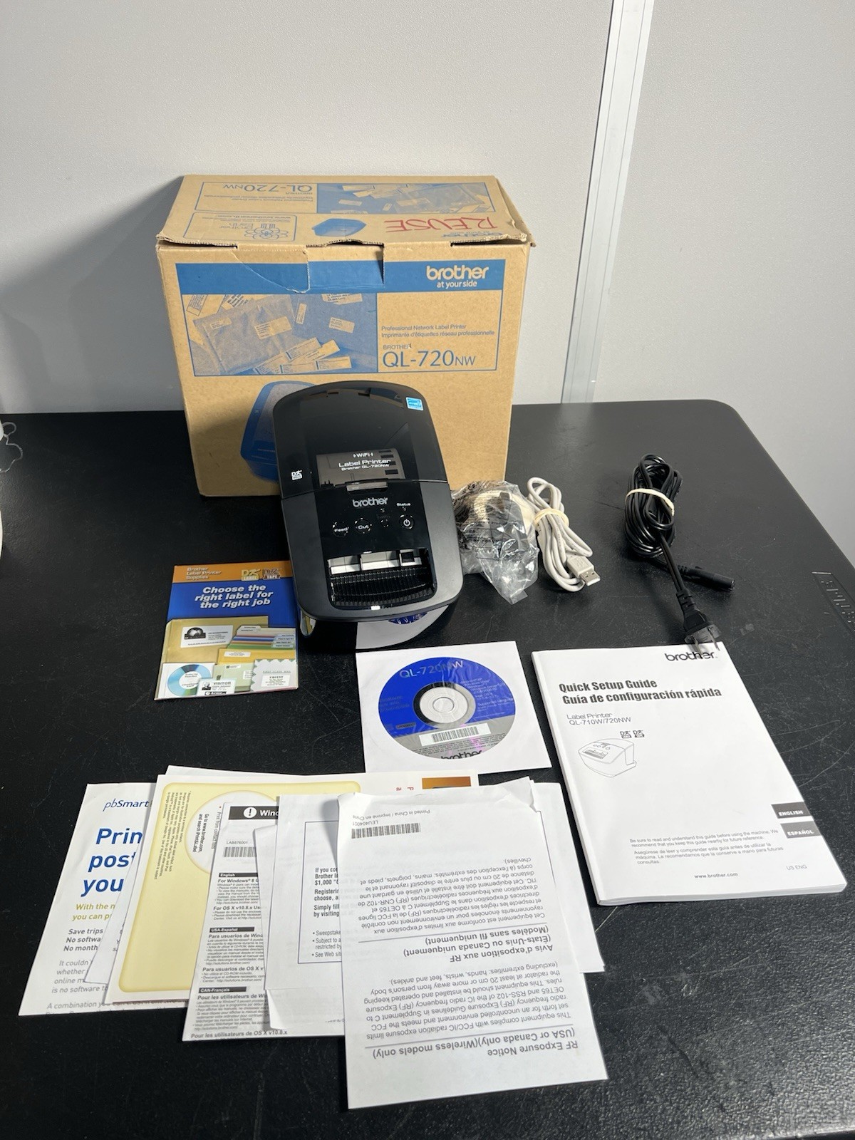 Brother  Thermal  Label  Printer QL-720NW  Wi-Fi Tested Excellent Used Condition