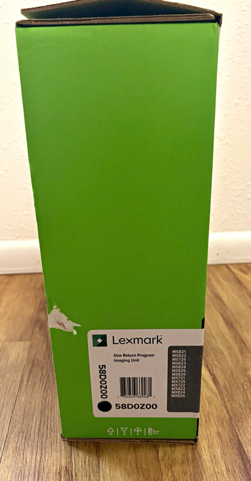 NEW 2 PACK Lexmark 58D0Z00 Imaging Unit Black Laser MS821 MS822 MS725 MS823